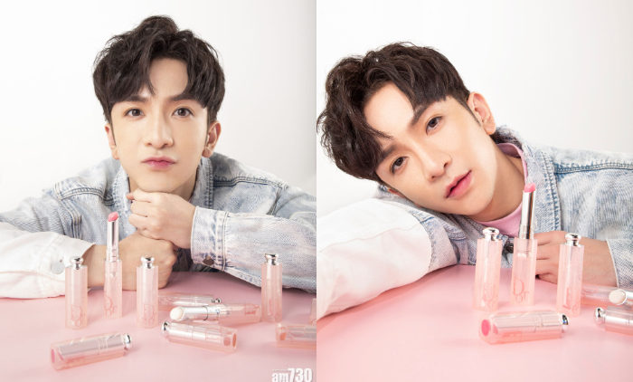 Anson Lo@Mirror代言/聖誕禮物|Dior Lip Glow粉紅色是教主的專屬顏色,而Dior就找來Anson Lo代言旗下的Lip Glow,光看宣傳照都令人心跳加速啊!加上產品價錢合理